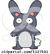 Poster, Art Print Of Cartoon Shocked Rabbit