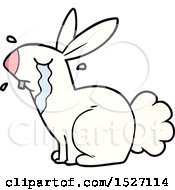 Poster, Art Print Of Cartoon Bunny Rabbit Crying
