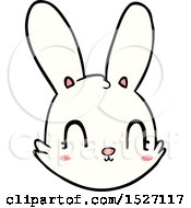 Poster, Art Print Of Cartoon Bunny Face
