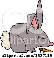 Poster, Art Print Of Cartoon Annoyed Rabbit