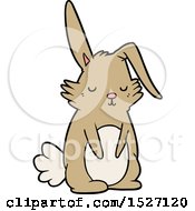 Poster, Art Print Of Cartoon Sleepy Rabbit