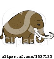 Poster, Art Print Of Cartoon Mammoth
