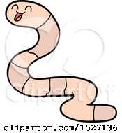 Cartoon Worm by lineartestpilot