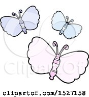 Poster, Art Print Of Cartoon Butterflies