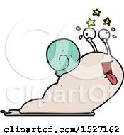Crazy Cartoon Snail