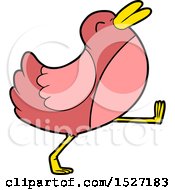 Poster, Art Print Of Funny Cartoon Bird Walking