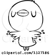 Poster, Art Print Of Cartoon Chick Flapping Wings