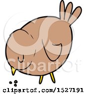 Poster, Art Print Of Cartoon Pecking Bird