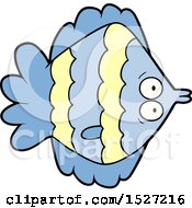 Poster, Art Print Of Cartoon Flat Fish