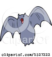 Poster, Art Print Of Spooky Cartoon Bat