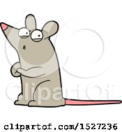 Poster, Art Print Of Cartoon Suspicious Mouse