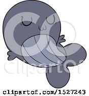 Cartoon Whale by lineartestpilot