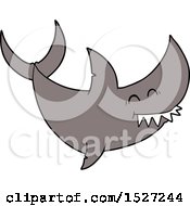 Cartoon Shark by lineartestpilot