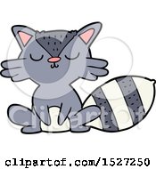 Cute Cartoon Raccoon by lineartestpilot