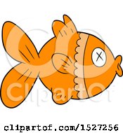 Poster, Art Print Of Cartoon Goldfish