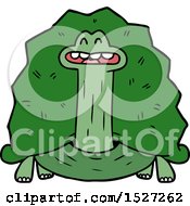 Funny Cartoon Turtle by lineartestpilot