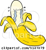 Poster, Art Print Of Cartoon Crying Banana