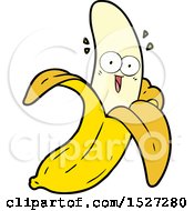 Cartoon Crazy Happy Banana