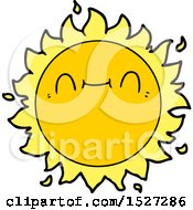 Happy Cartoon Sun by lineartestpilot