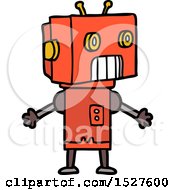 Poster, Art Print Of Cartoon Robot