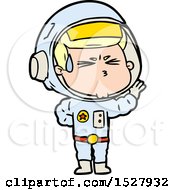 Poster, Art Print Of Cartoon Stressed Astronaut
