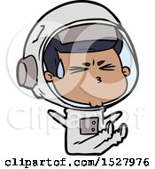 Poster, Art Print Of Cartoon Stressed Astronaut