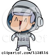 Poster, Art Print Of Cartoon Astronaut Man