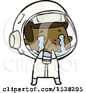 Poster, Art Print Of Cartoon Crying Astronaut