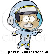 Poster, Art Print Of Cartoon Surprised Astronaut