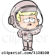 Poster, Art Print Of Cartoon Tired Astronaut