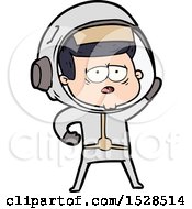 Poster, Art Print Of Cartoon Tired Astronaut