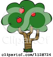 Poster, Art Print Of Cartoon Apple Tree