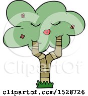 Poster, Art Print Of Cartoon Tree With Face