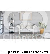 3d Modern Lobby Or Living Room Interior