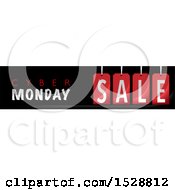 Clipart Of A Cyber Monday Sale Design Royalty Free Vector Illustration