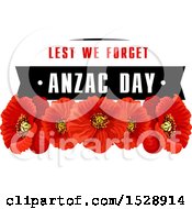 Red Poppy Flower Anzac Day Design