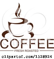 Poster, Art Print Of Dark Brown Coffee Fresh Roasted Design