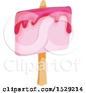 Clipart Of A Pink Sweet Sign Royalty Free Vector Illustration