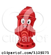 Red Fire Hydrant Mascot