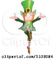 Poster, Art Print Of St Patricks Day Leprechaun Dancing