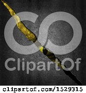 Clipart Of A Monster Or Alien Eye Peeking Through A Crack In A Metal Wall Royalty Free Illustration by KJ Pargeter
