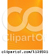 Poster, Art Print Of Orange Waves Background