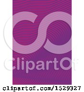 Poster, Art Print Of Purple Waves Background