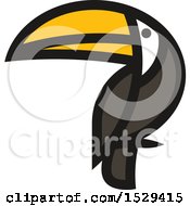 Clipart Of A Toucan Bird Royalty Free Vector Illustration