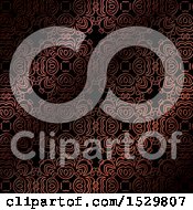 Clipart Of A Background Of An Elegant Pattern Royalty Free Vector Illustration
