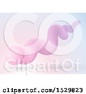 Clipart Of A 3d Abstract Wave Or Worm Royalty Free Vector Illustration
