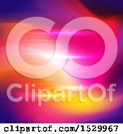 Clipart Of A Colorful Motion Blur Painting Background Royalty Free Vector Illustration