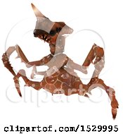 Clipart Of A 3d Roaring Monster Or Insect Royalty Free Illustration