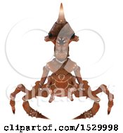 Clipart Of A 3d Intimidating Monster Or Insect Royalty Free Illustration