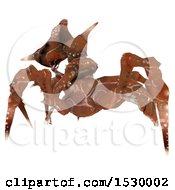 Clipart Of A 3d Eating Monster Or Insect Royalty Free Illustration